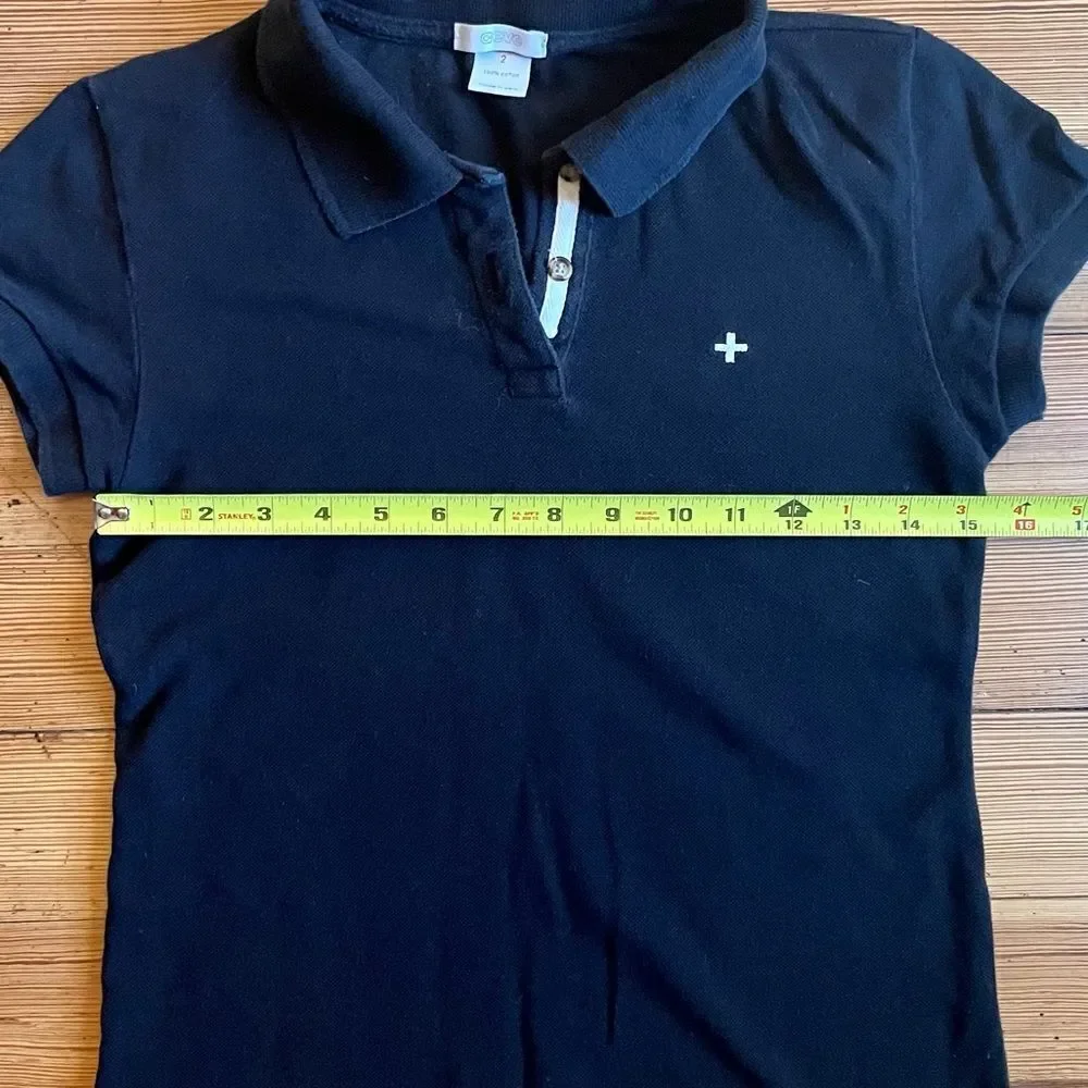 Aeve cotton pique skinny polo. Size 2. - Picture 6 of 9